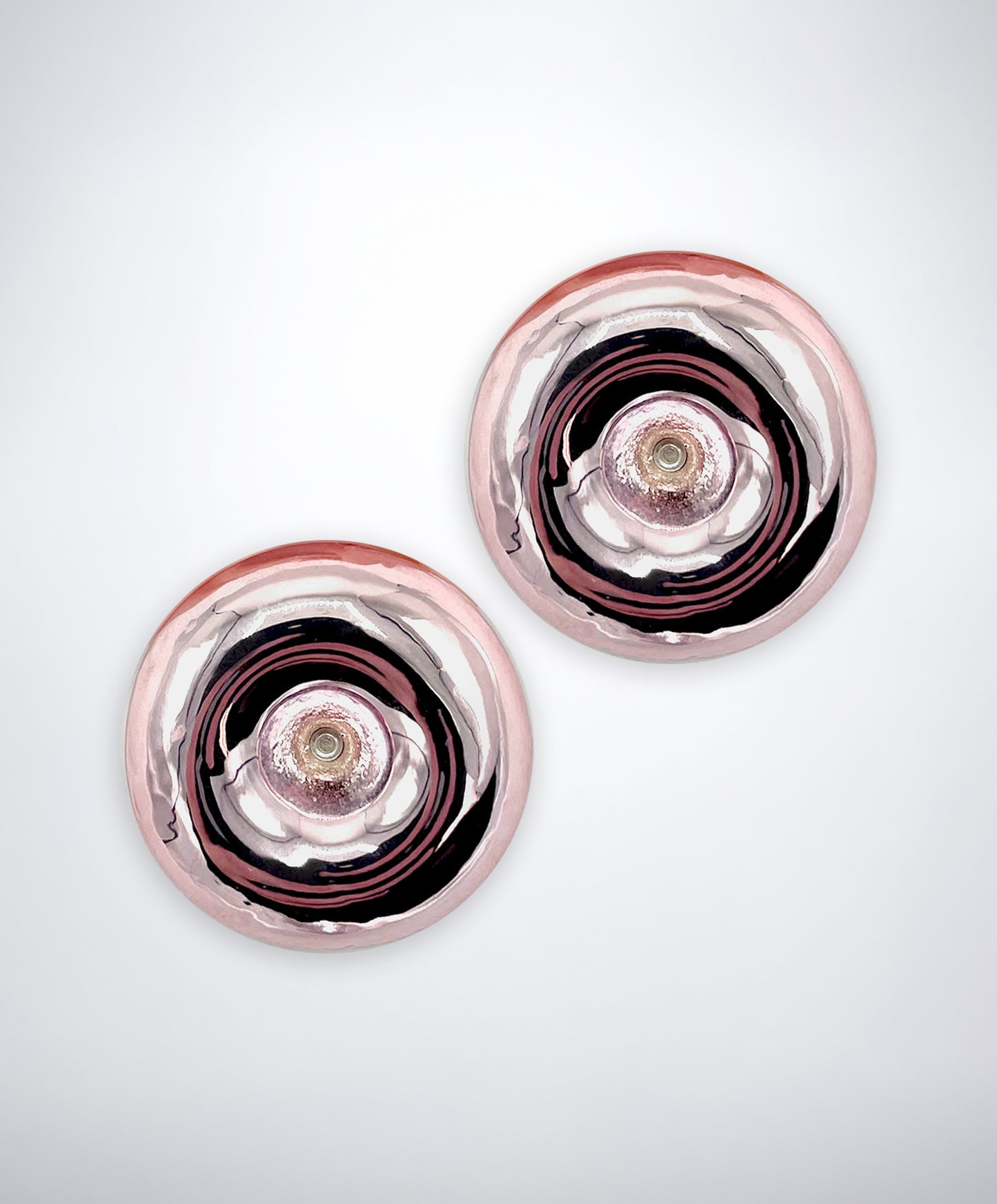 JUMBO DONUT EARRINGS (PAIR)