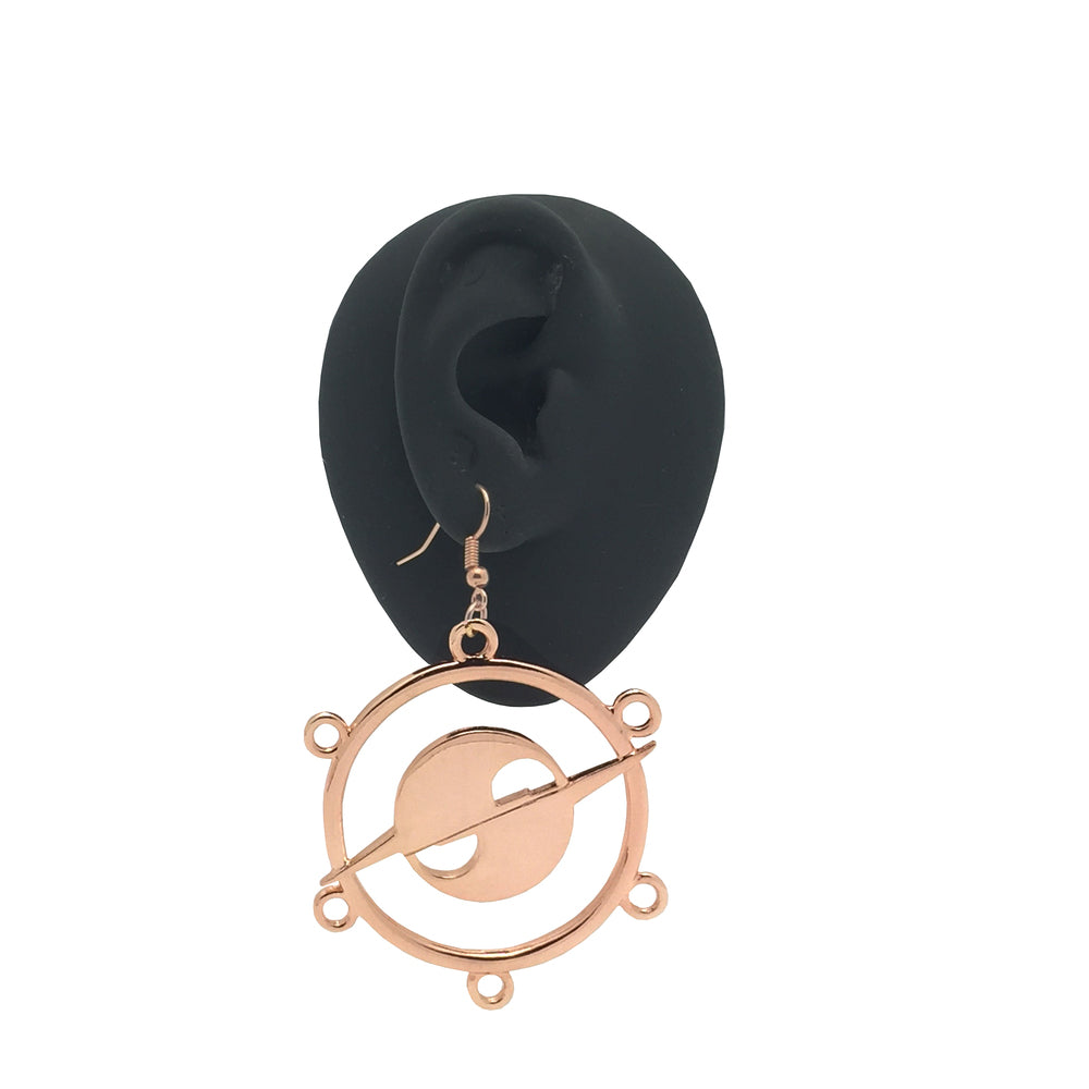 THE HATURN ORBIT DROP SINGLE EARRING