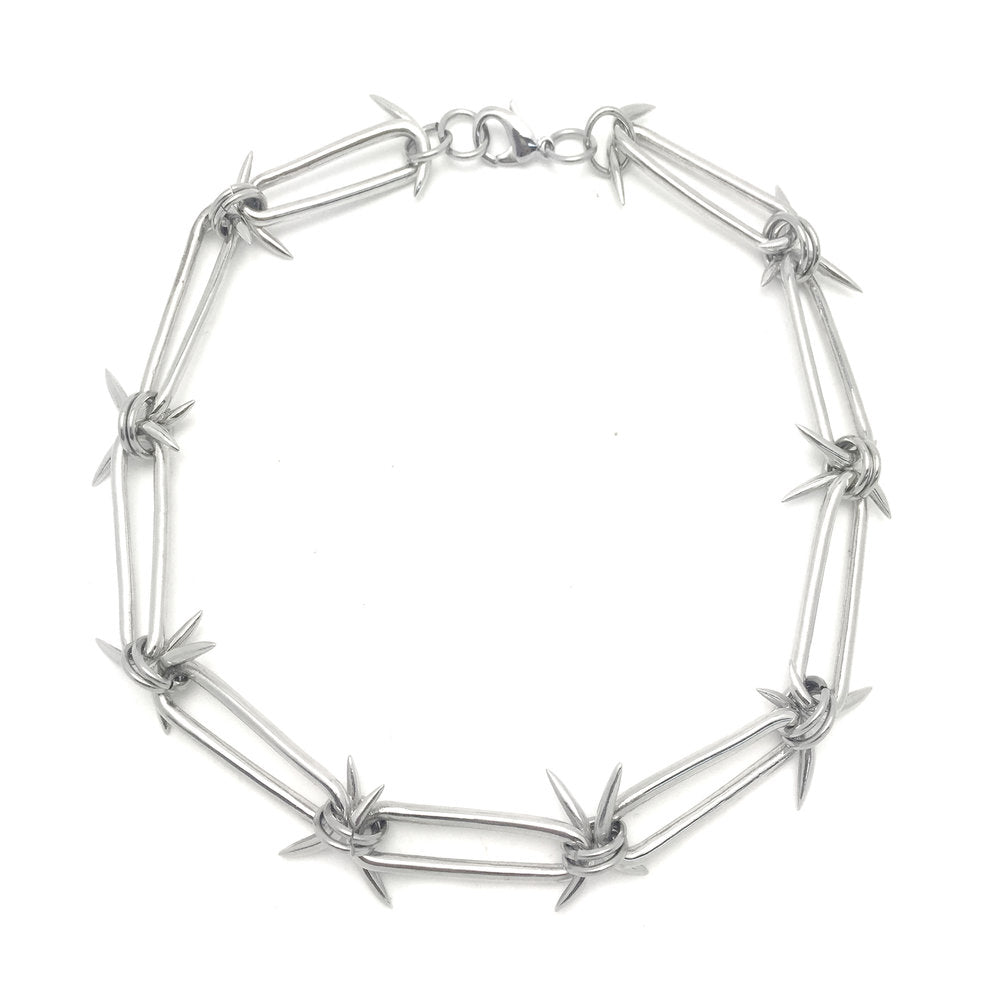 BARBED WIRE NECKLACE