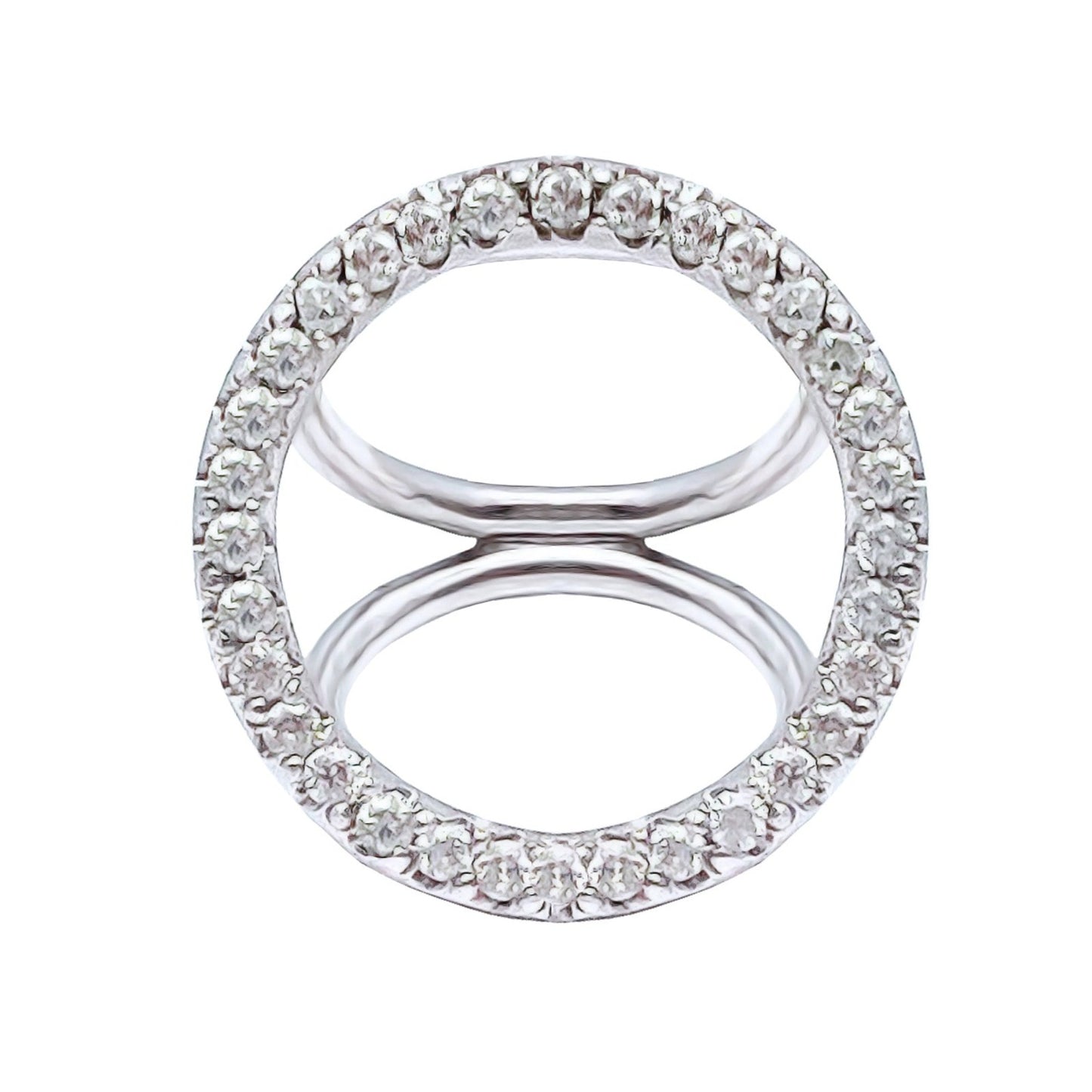 The Triple Orbit Pavé Ring