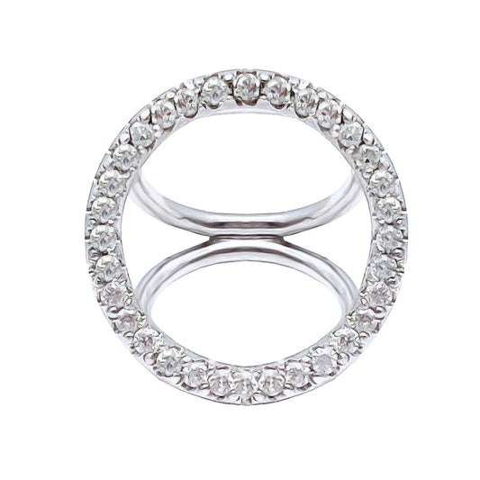 The Triple Orbit Pavé Ring