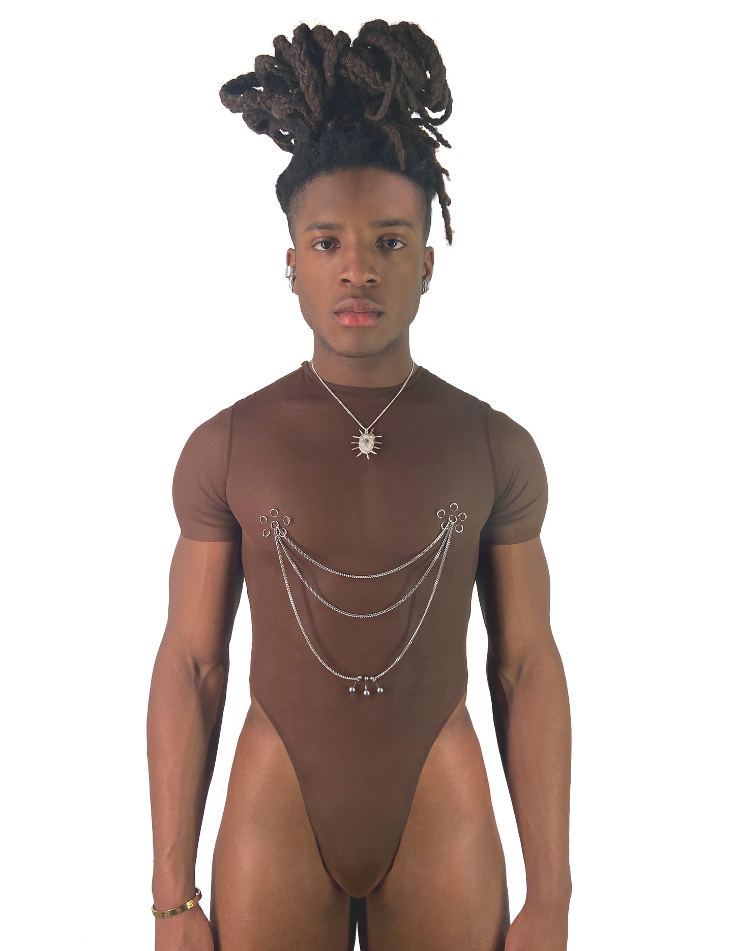 CREW NECK "RITUAL" BODY SUIT