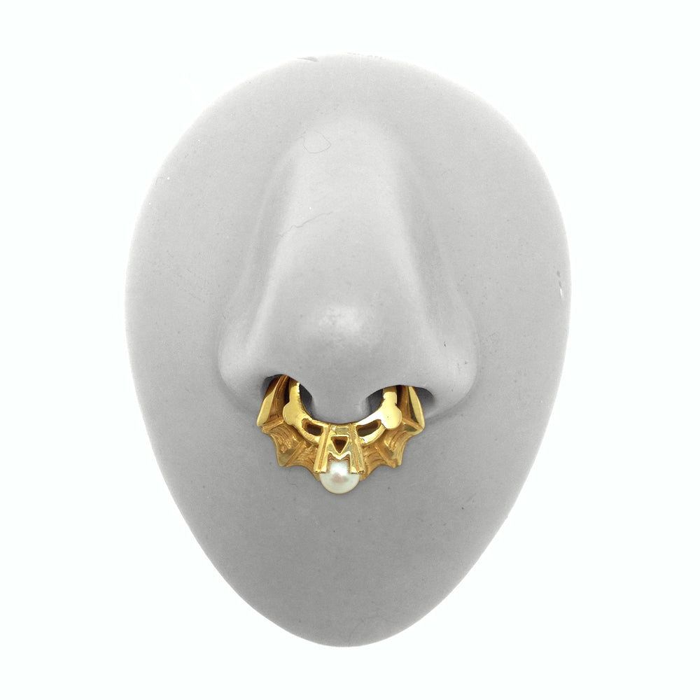 The Pearl Girl Double Level Septum Cuff
