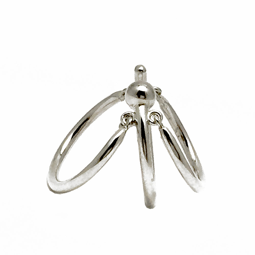 THE BANDIT TRIPLE RING CONCH CUFF