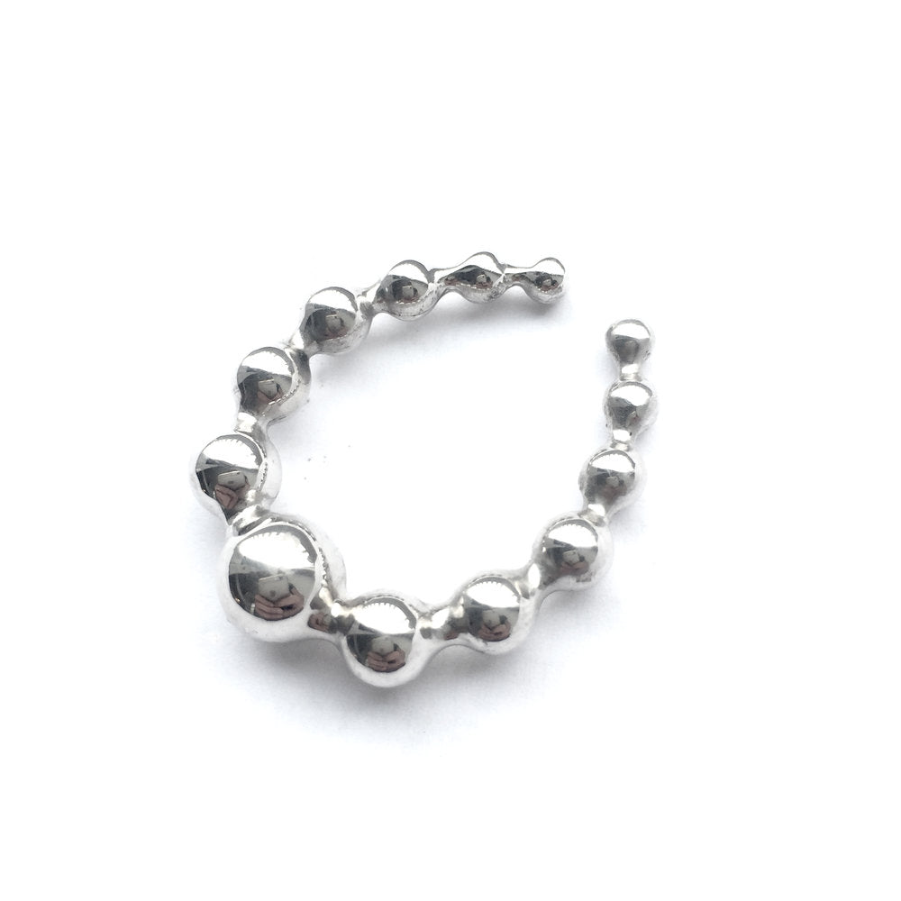 THE GRADUATED BALL CONCH CUFF