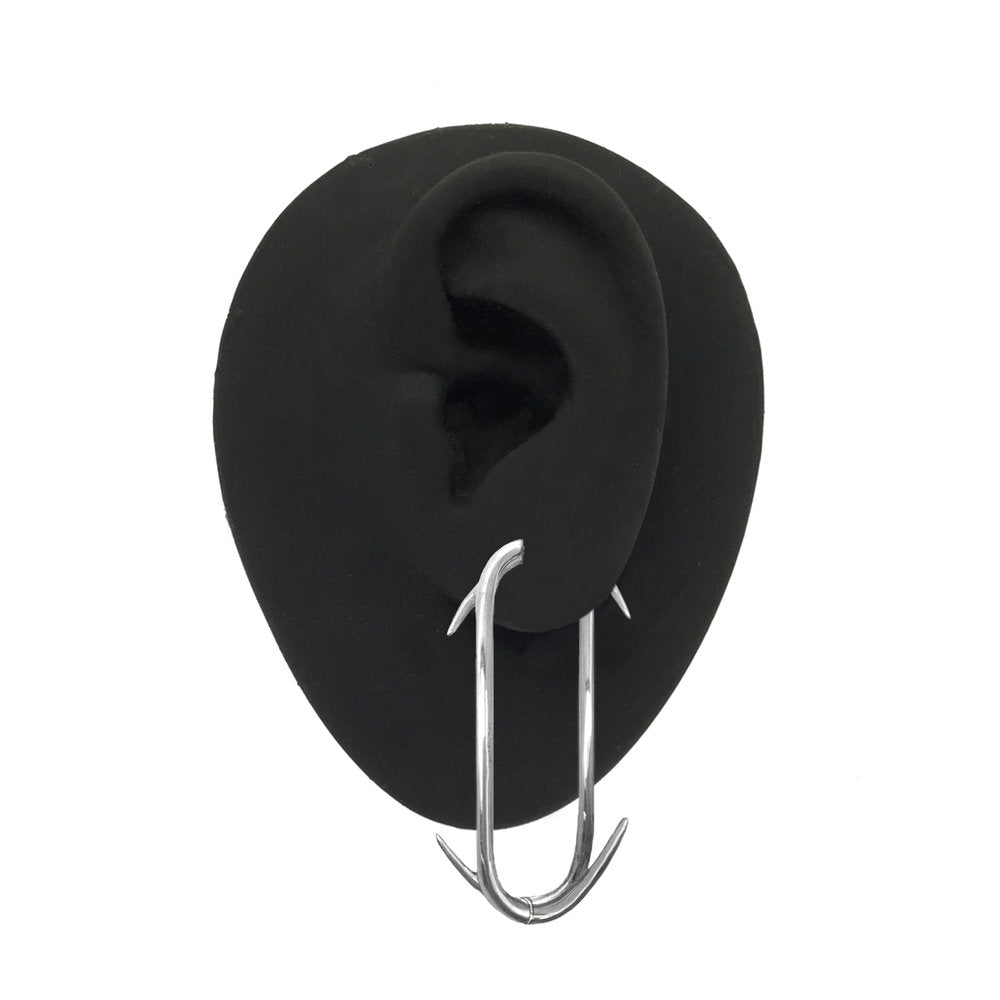 BARBED WIRE HINGED EARRINGS (PAIR)