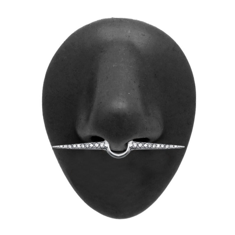 THE SPEAR PAVÉ SEPTUM CUFF