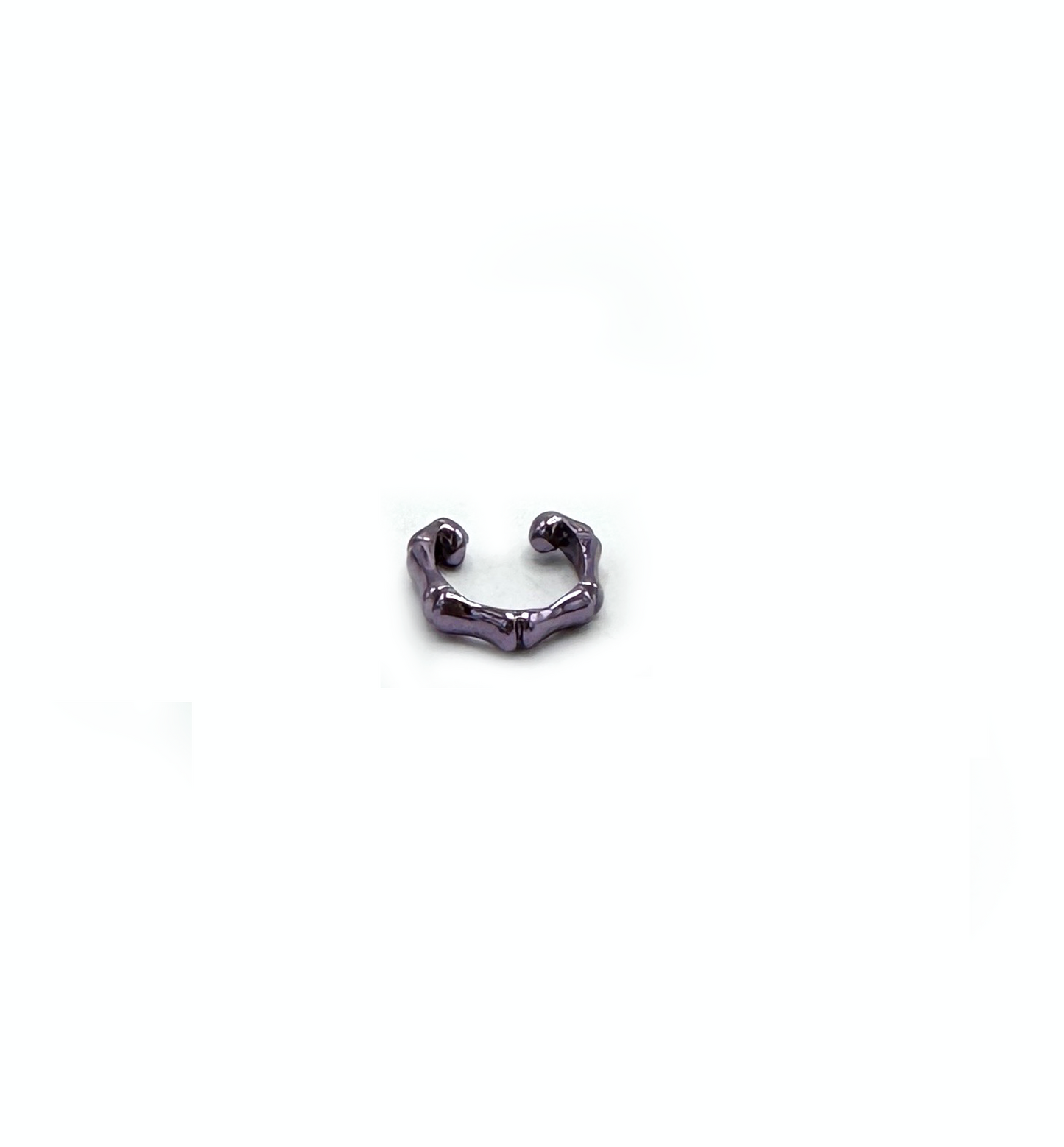 THE BAMBOO TIP RING/EAR/SEPTUM CUFF (FOIL LAVENDER)