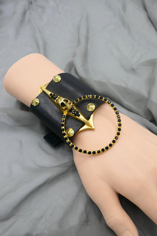 LE MORT LEATHER WRIST CUFF