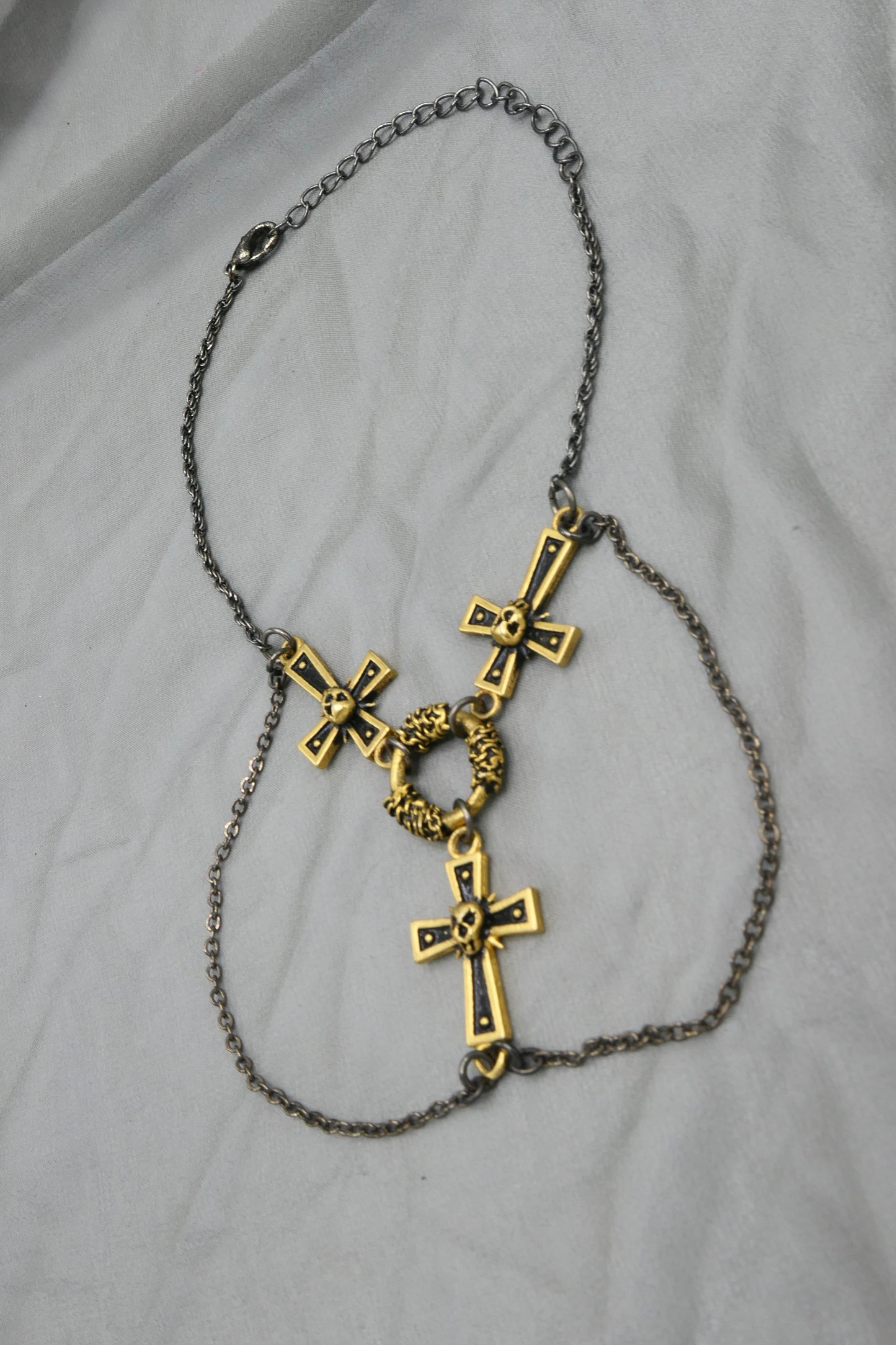 DARK CROSSES NECKLACE