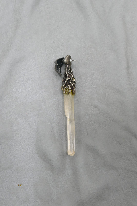 THE SKULL FRONT TO BACK EARRING