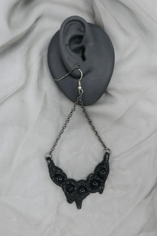 ALIEN CAVE DROP EARRINGS (PAIR)