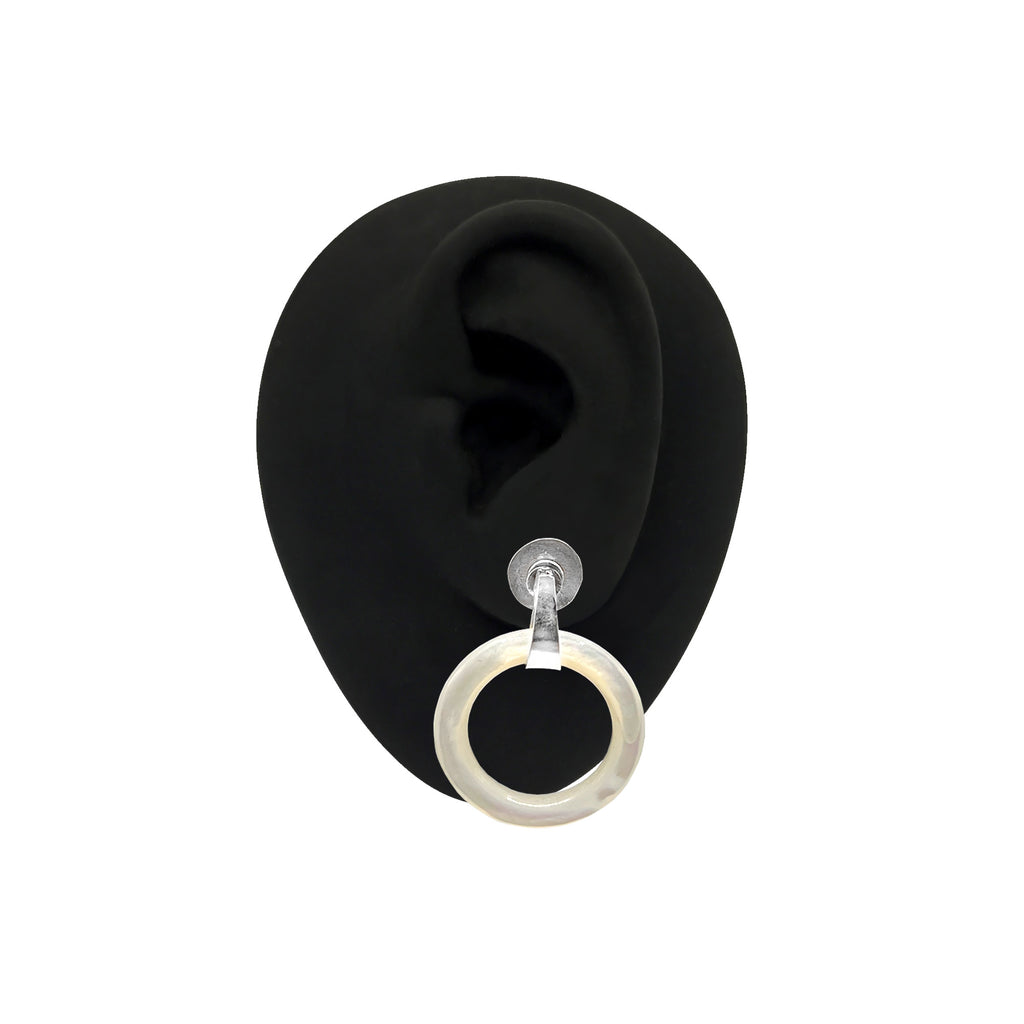 Pearl Loop Single Earring
