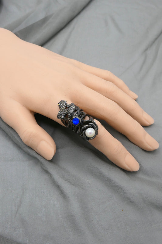 SERPENT & ROSE STACKED RING