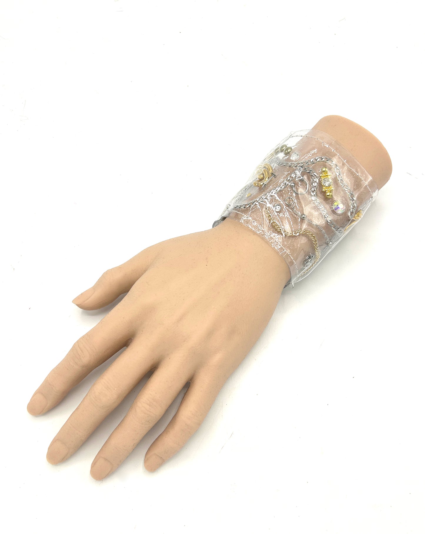 "JUNK" HARDWARE WRIST & ARM CUFF (LARGE)
