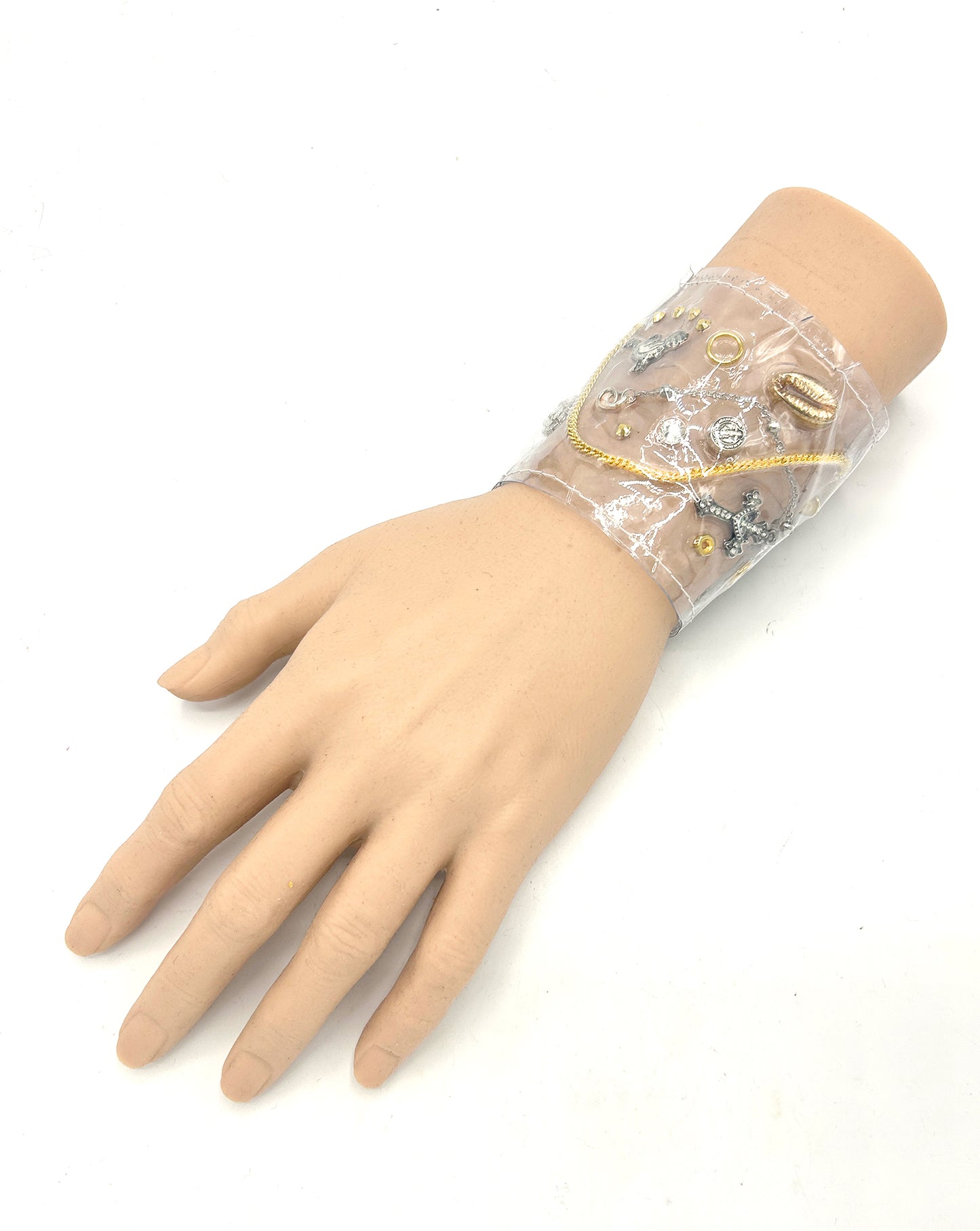 "JUNK" HARDWARE WRIST & ARM CUFF (LARGE)