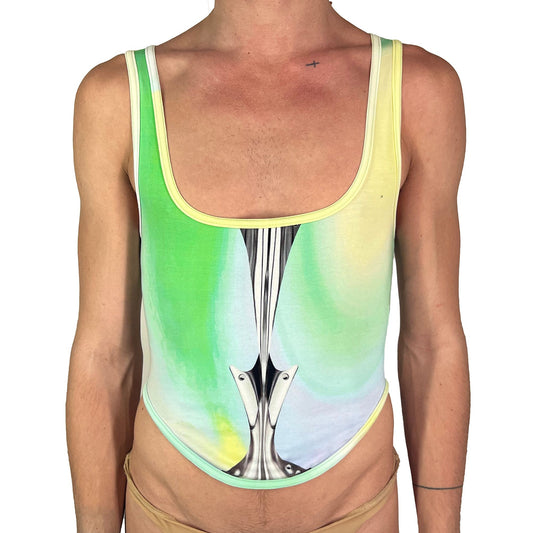"Neptune" Corset Tank Top