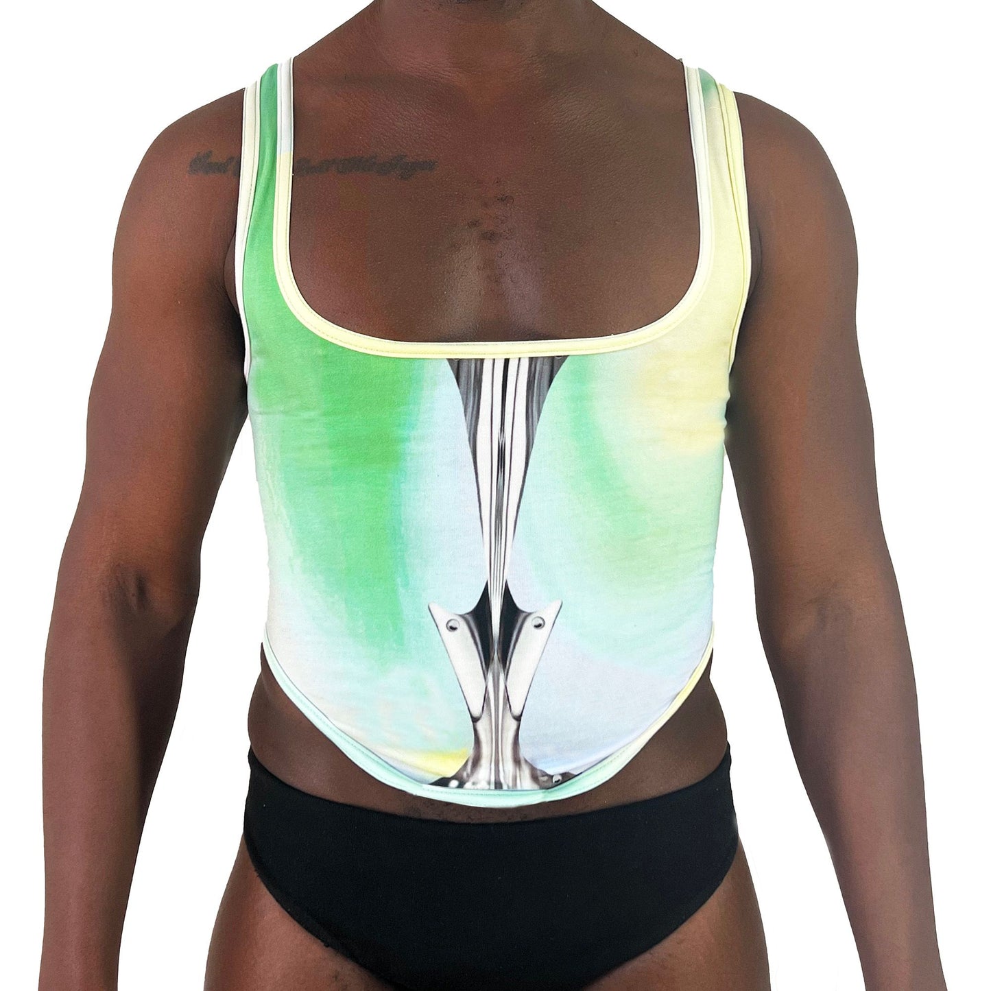 "Neptune" Corset Tank Top