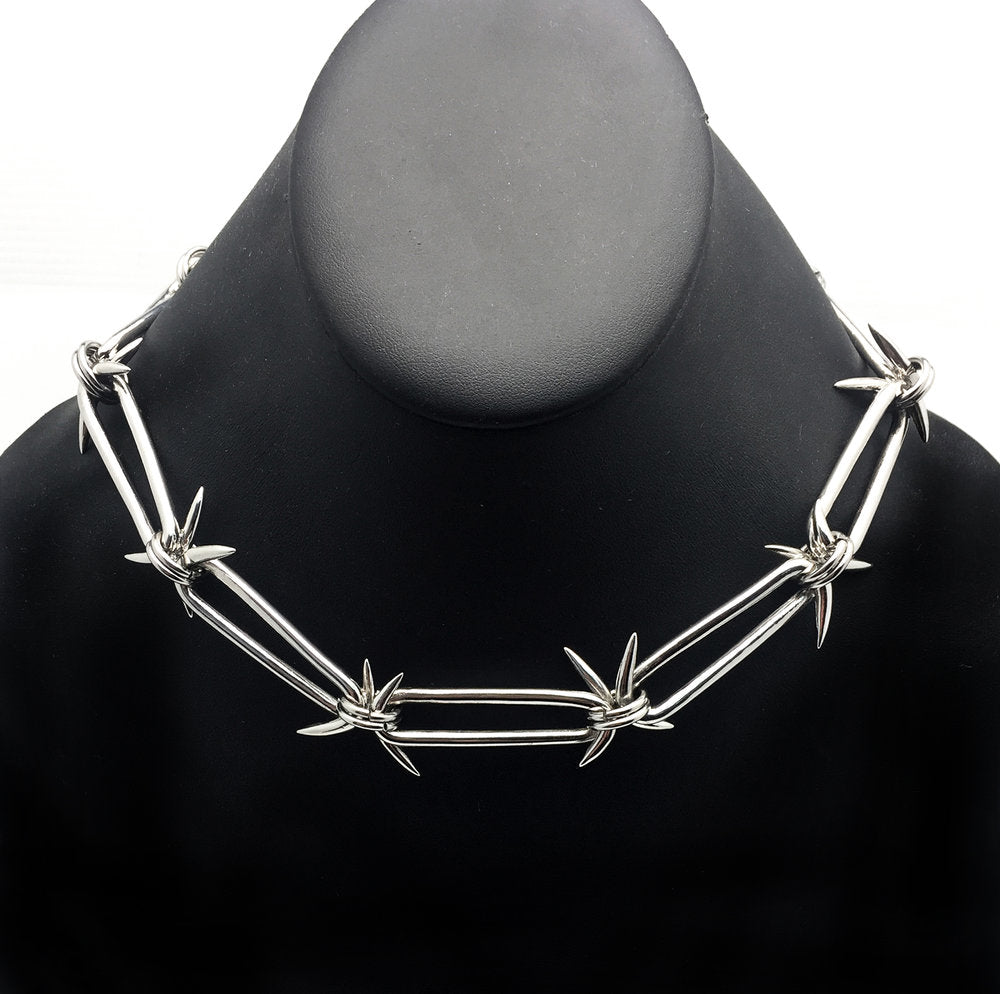 Barbed Wire Necklace | Sterling Silver, Brooklyn Jewelry –  www.brittbolton.com