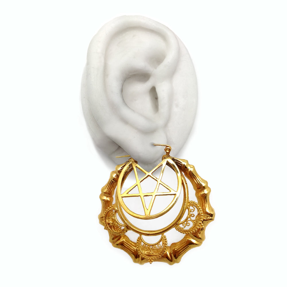The Sante Sangre Triple Hoop Earrings (Pair)