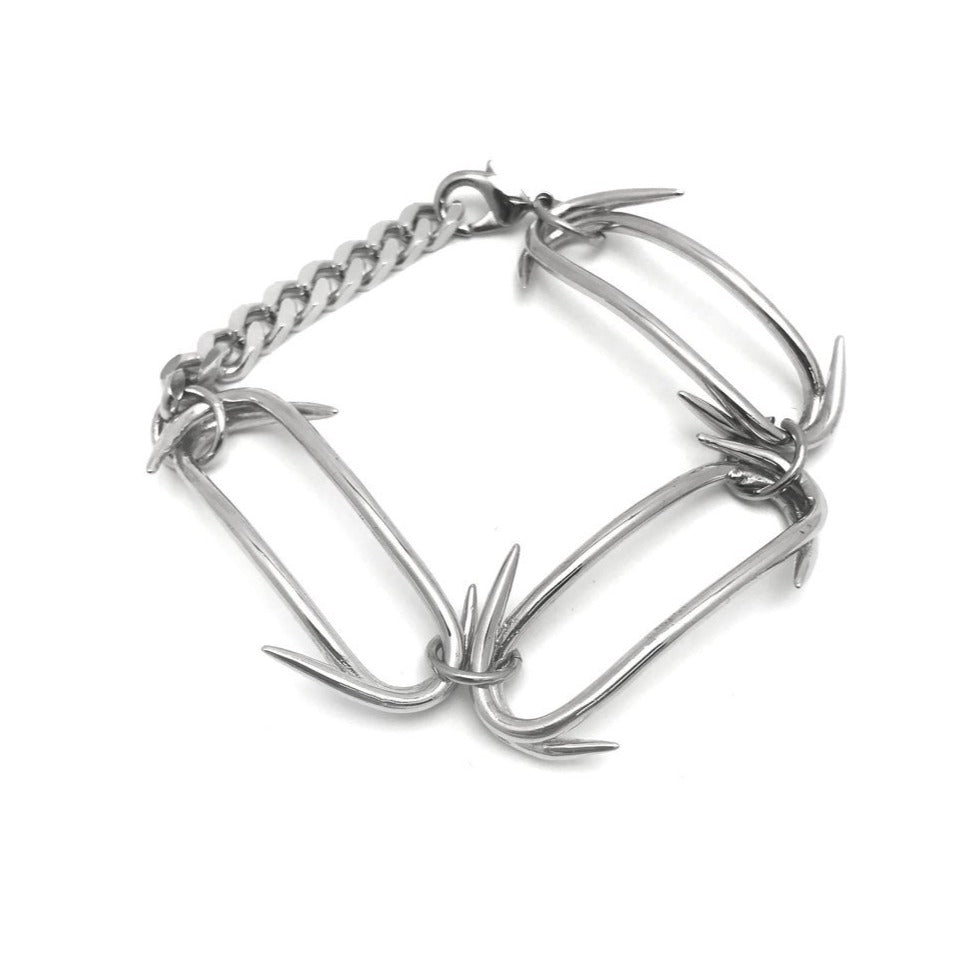 Barbed Wire Bracelet, Barbwire Bracelet, Barbed Wire Cuffs Spike Bracelet,  Grunge, Eboy Egirl 