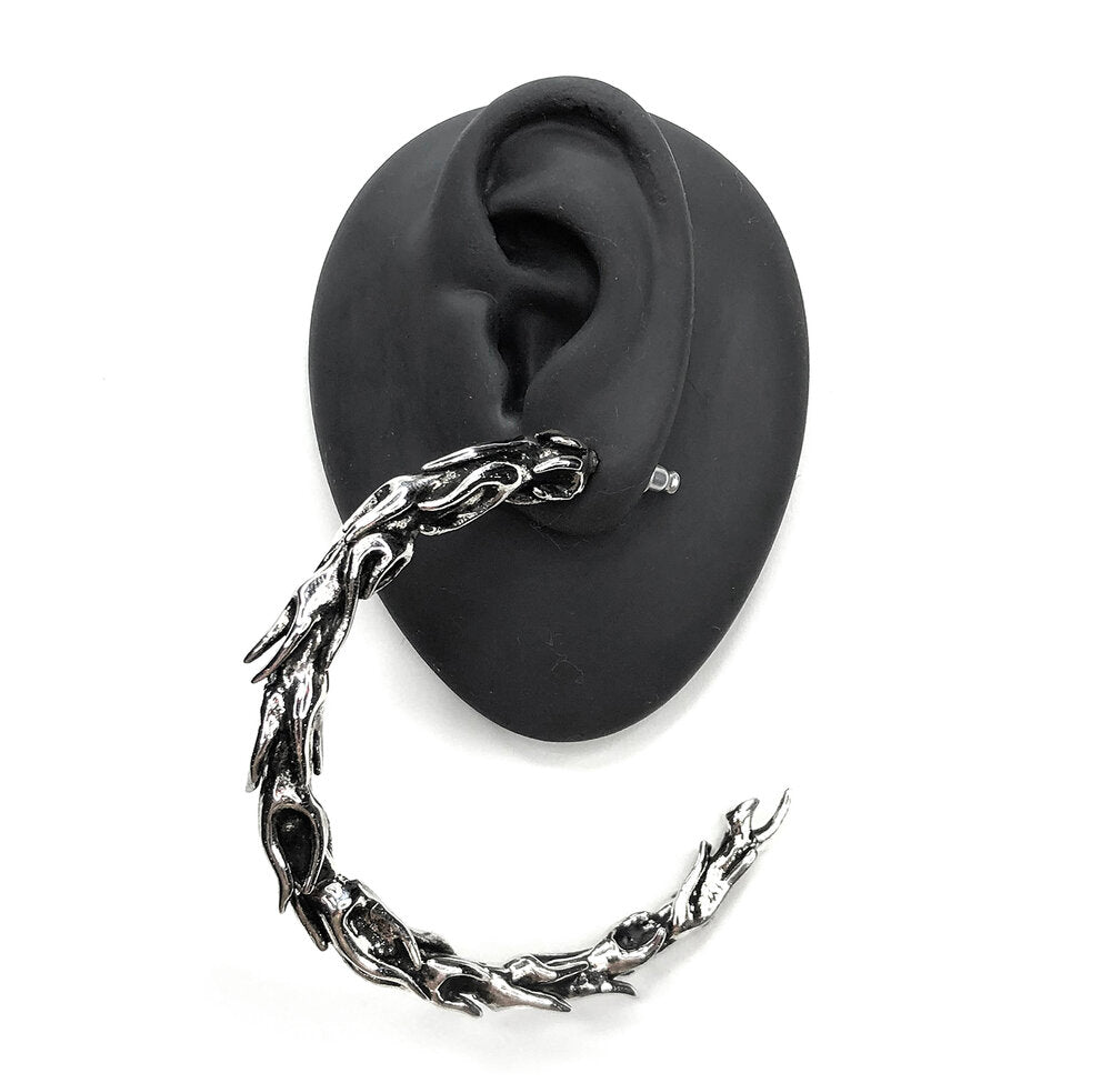 THE FLAME HOOP EARRINGS