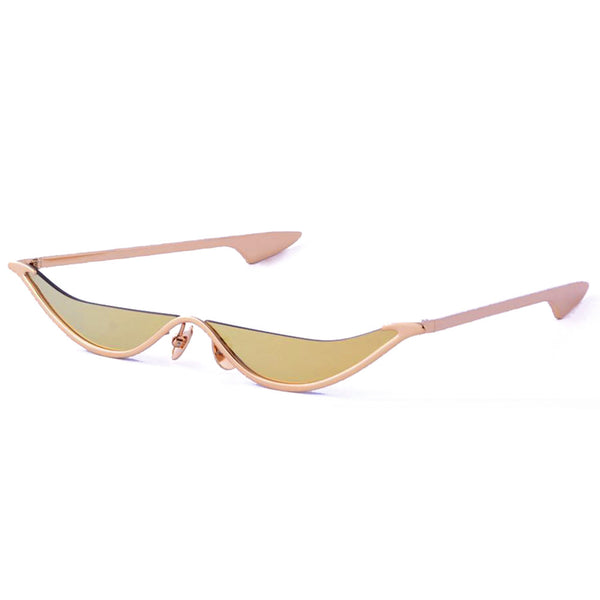 Walter Van Beirendonck Sunglasses Special Gold and Brown